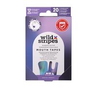 Wild Stripes - Mouth Patches Sunset - Parches bucales para mejorar la respiración nasal y favorecer el sueño reparador - Cintas funcionales y delicadas en 2 diseños prácticos - 20 uds