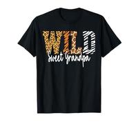 Wild Sweet ABUELLO Patrón Animal Día del Padre Tierra Camiseta