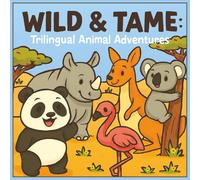 Wild & Tame Triangular Animal Adventure: Interactive coloring and word search workbook designed to boost early reading and multilingual skills