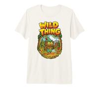 Wild Thing! Retro Woodsy Owl Give a Hoot Vintage Earth Day Camiseta Premium