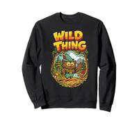 Wild Thing! Retro Woodsy Owl Give a Hoot Vintage Earth Day Sudadera