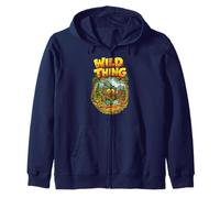 Wild Thing! Retro Woodsy Owl Give a Hoot Vintage Earth Day Sudadera con Capucha