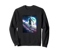 Wild Wendigo Skinwalker in Space Illustration Graphic Design Sudadera