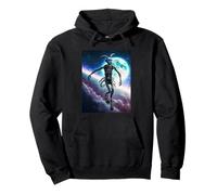 Wild Wendigo Skinwalker in Space Illustration Graphic Design Sudadera con Capucha