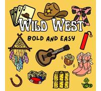 Wild West Coloring Book: Simple & Easy for Adults or Kids (Bold and Easy Coloring Books)