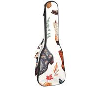 Wild West - Funda acolchada para ukelele de concierto de 23 pulgadas, impermeable y duradera, Multicolor 01, 25.9x9x3.1in/66x23x8cm, Organizador de bolsas