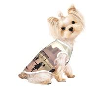 Wild West Life Pet - Camiseta transpirable sin mangas M para perros pequeños y gatos, suave, ligera y elegante