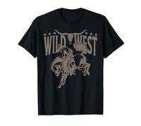 Wild West Western Cowboy Rodeo Música Country Mujeres Hombres Niños Camiseta