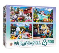 Wild & Whimsical 4-Pack 500 pc