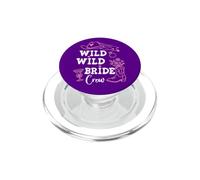 Wild Wild Bride Crew Bachelorette Cowgirl Pink Bridal Cowboy PopSockets PopGrip para MagSafe