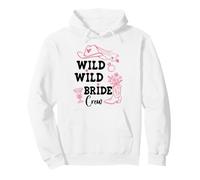 Wild Wild Bride Crew Bachelorette Cowgirl Pink Bridal Cowboy Sudadera con Capucha