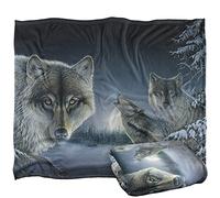 Wild Wings Midnight Wolves 2 Manta súper Suave con Tacto Sedoso - 152 x 127 cm