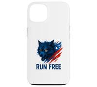 Wild Wolf Run Libertad Spirit Carcasa para iPhone 13