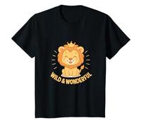 Wild & Wonderful | Declaración de león | Regalo para niños y niñas Camiseta