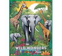 WILD WONDERS: A Stress Relief Colouring Book for All Ages