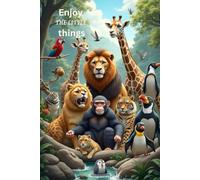 Wild Wonders: Animal Kingdom A5 Notebook - 160 Unruled Pages: Blank Softcover Journals for Drawing, Writing & Sketching | Pocket-Friendly Size | Ideal for Kids, Students & Creative Adults