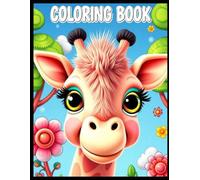 Wild World: The Ultimate Giraffe & Jackal Coloring Book: A Creative Journey Through the Savanna - Fun Animal Facts and Stress-Relieving Designs for Aspiring Young Artists