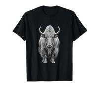 Wild Yak Lover Montaña Vida Silvestre Naturaleza Arte Camiseta