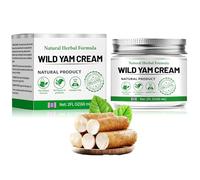 Wild Yam Cream,Crema De ñame Silvestre Para El Equilibrio Hormonal,60ml De Humectante Facial Natural De Ñame Silvestre,Crema Tópica para Todos Los Tipos de Piel