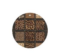 Wild Zoo - Juego de tarjetas de fragancia redondas, ambientador colgante de lavanda para decoración del hogar, 10 o 24 piezas