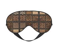 Wild Zoo Sleep Eye Mas - Bloqueo de luz para hombre, mujer, turno, trabajo, viajes