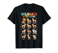 Wildcats of The Planet Big Cats Diseño Educativo Camiseta