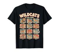 Wildcats of The Planet Big Cats Diseño Educativo Camiseta