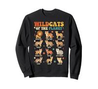 Wildcats of The Planet Big Cats Diseño Educativo Sudadera