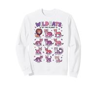 Wildcats of The Planet Big Cats Diseño Educativo Sudadera