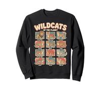 Wildcats of The Planet Big Cats Diseño Educativo Sudadera