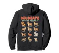 Wildcats of The Planet Big Cats Diseño Educativo Sudadera con Capucha