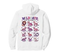 Wildcats of The Planet Big Cats Diseño Educativo Sudadera con Capucha