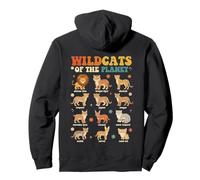 Wildcats of The Planet Big Cats Diseño Educativo Sudadera con Capucha