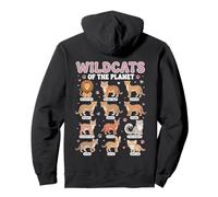 Wildcats of The Planet Big Cats Diseño Educativo Sudadera con Capucha