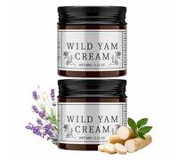 Wilderglow Wild Yam Cream for Hormonal Balance, Women's Organic Wild Yam Root Cream, Moisturizing Body Creams with Vitamin E Aloe Vera, Face & Body for Dry Skin (2)