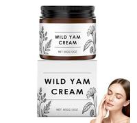 Wilderglow Wild Yam para el equilibrio hormonal, crema de ñame silvestre para mujeres y hombres, bálsamo corporal con vitamina E para piel seca, loción corporal de equilibrio hormonal para piel seca