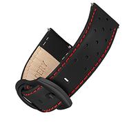 Wildery® Correa de reloj de pulsera de piel de 20 mm, 22 mm, 20 mm, 22 mm, con liberación rápida, correa de repuesto con hebilla de acero inoxidable, correa de 20 mm y 22 mm /#Dots WI450, 22mm