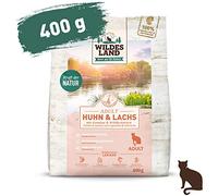Wildes Land Alimento seco para Gatos Pollo y salmón 400 gr