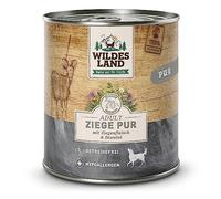 Wildes Land Comida Húmeda de Perro Sabor Cabra para Perros Adultos 6x800 gr