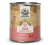 Wildes Land Comida Humeda de Perro Sabor Ternera 6x400 Gr