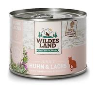 Wildes Land Comida humeda Gato Sabor Pollo y salmón 12X85 Gr