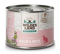 Wildes Land Comida Humeda Gato Sabor Ternera con Pato 6X200 Gr