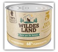 Wildes Land Comida humeda para Gato Sabor Pato y Pavo 6 x 400 g
