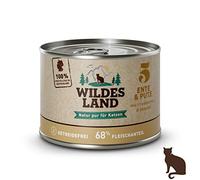 Wildes Land Comida húmeda para Gatos Pavo y Pato 6x200 Gr