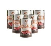 Wildfang® Comida Humeda Perros 400g - Comida para Perros Premium de Cordero Puro con Ingredientes Naturales, sin Cereales y sin Gluten, sin azúcar añadido, Ideal para Todas Las Razas - Paquete de 6