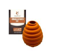 Wildfang® Juguete para perros de caucho 100% natural, casi indestructible, juguete masticable para perros, no tóxico, hueso masticable para perros, sin BPA, respetuoso con el medio ambiente