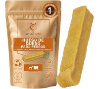 Wildfang® Masticables de Yak, M (Aprox. 72 g) para Perros de 5 a 25 kg - Barrita Dental, Dureza Tipo Queso del Himalaya, Barritas de Queso Tipo Churpi, Premios para Perros, Pack de 1