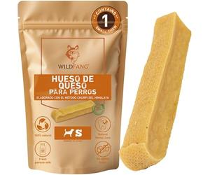 Wildfang® Masticables de Yak, Pequeño para Perros de 10 a 15 kg - Barrita Dental, Dureza Tipo Queso del Himalaya, Barritas de Queso Tipo Churpi, Premios para Perros, Aprox. 40 g, Paquete de 1