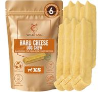 Wildfang® Masticables de Yak, XS (Aprox. 21g) para Perros de Menos de 10kg - Barrita Dental, Dureza Tipo Queso del Himalaya, Barritas de Queso Tipo Churpi, Premios para Perros, Pack de 6
