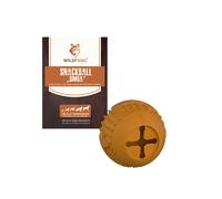 Wildfang® Juguete para perros de caucho 100% natural - indestructible | Snackball Simba - indestructible - Juguete masticable para perros - No tóxico - Hueso masticable para perros - Sin BPA -